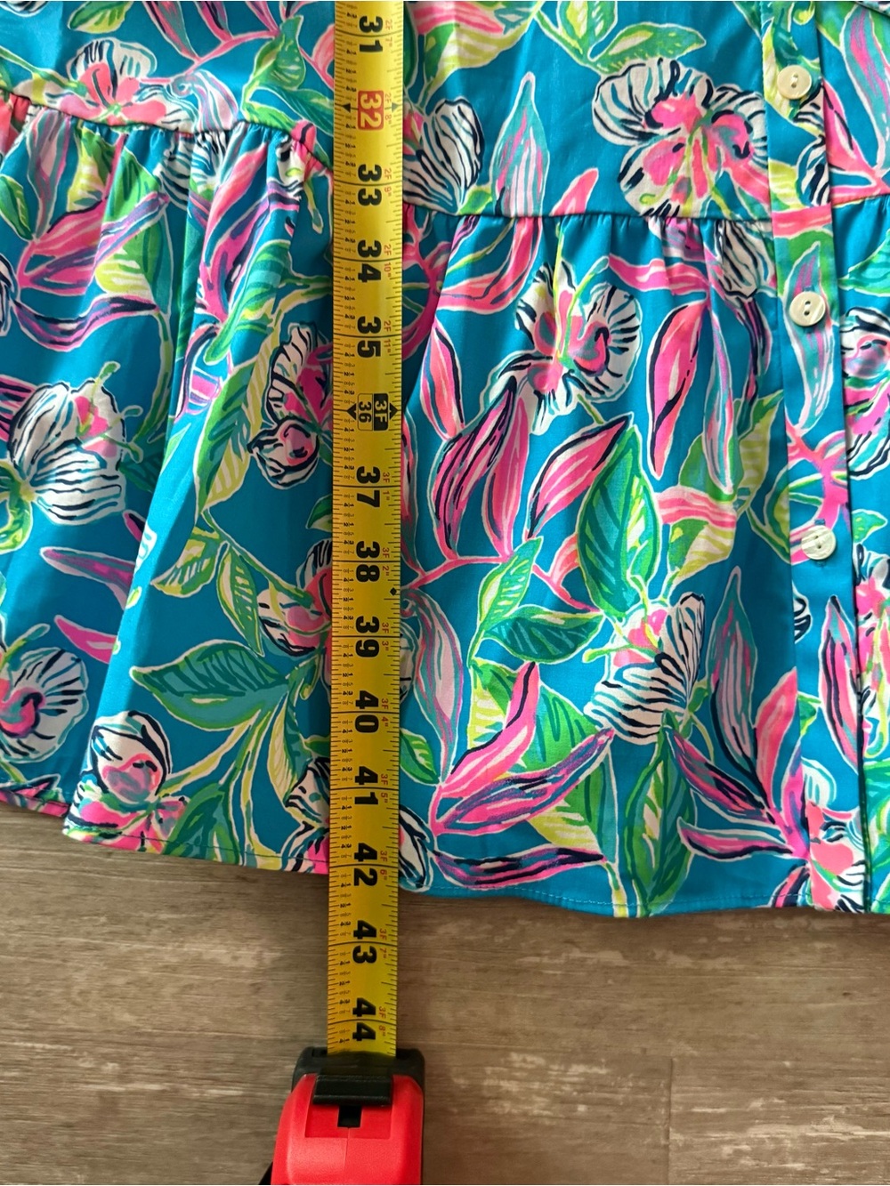 Lilly Pulitzer Shona Midi Shirtdress Turquoise Keep on Beleafin NEW women’s 8 - Picture 9 of 10